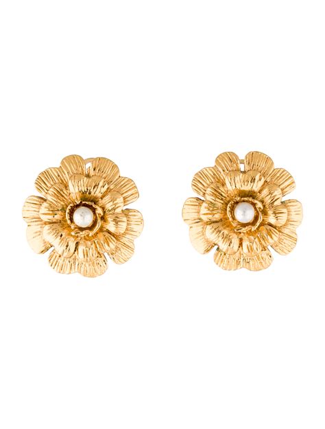 chanel camelia ring replica|Chanel camellia flower earrings.